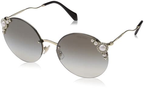 miu miu sonnenbrille damen gold